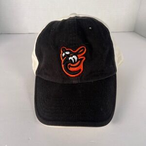Baltimore Orioles Cooperstown Collection Baseball Cap Hat‎ Black Cream Size M